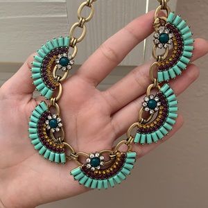 J. CREW Jewelry Turquoise Statement Necklace